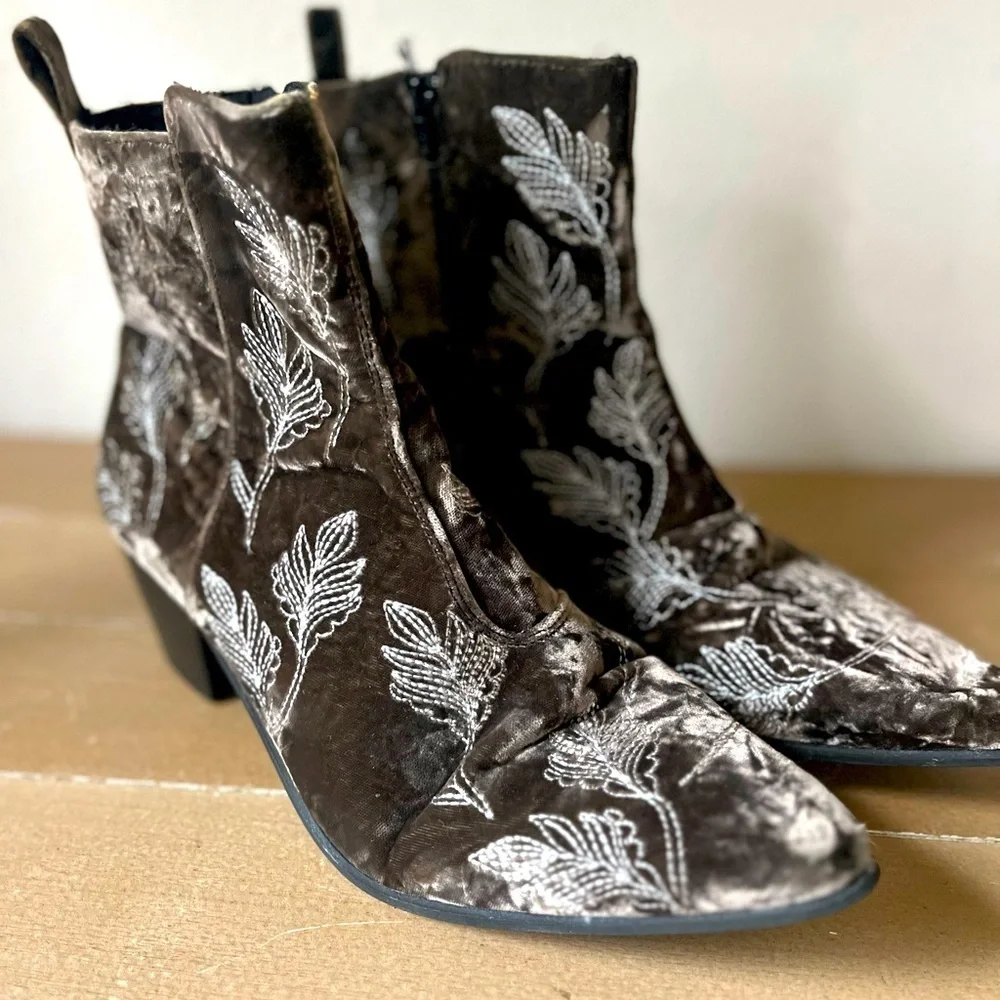 ASOS Suede Booties size 11